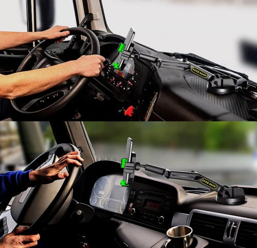 Holder for Truck Phone Holder Mount Heavy Duty Super Suction Cup and Extra Long