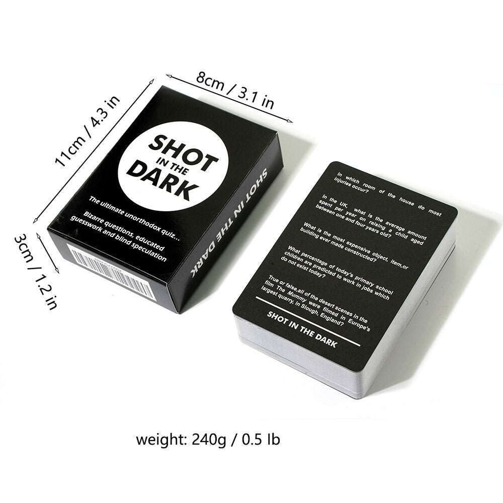 Shot in the Dark Card Game