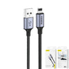 X95 1.2M METAL HEAD BRAIDED C TO Lighting CABLE -20W