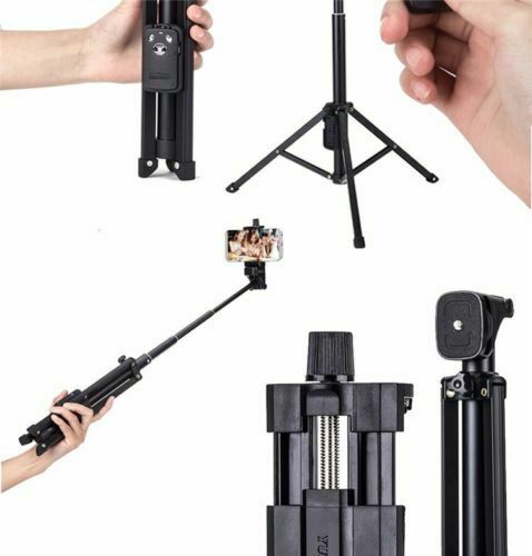 Yunteng aluminium Phone Camera Tripod Selfie Stick Monopod Bluetooth wireless