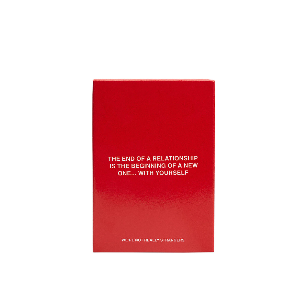 We're Not Really Strangers Breakup Edition back packaging