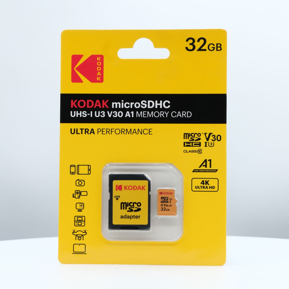 Kodak 32GB microSDHC U3 V30 A1 view 2