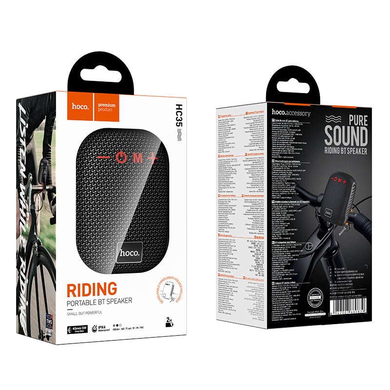 Hoco HC35 5W Fun outdoor riding BT speaker - Black