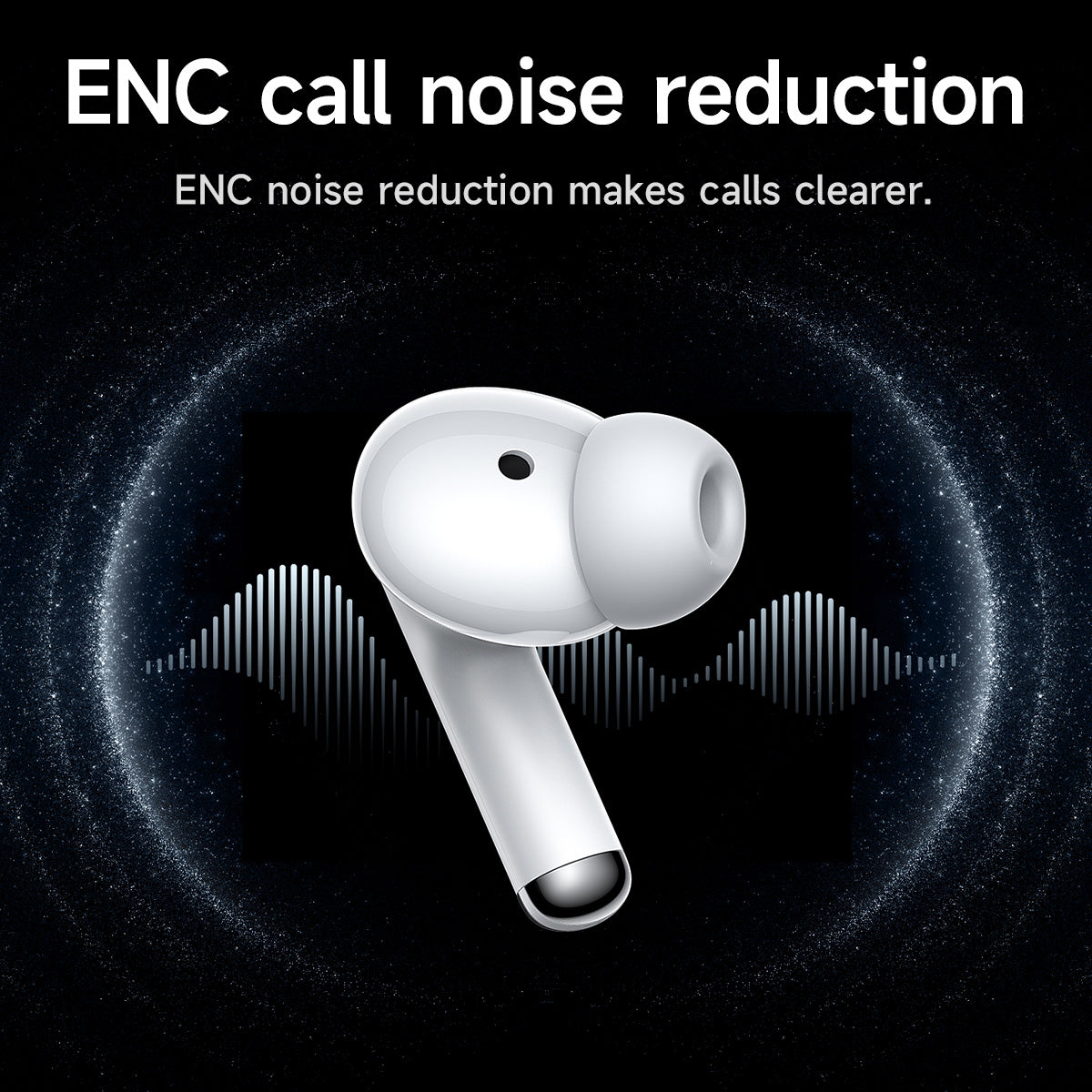 Hoco EQ26 ANC+ENC Nice true wireless BT headset - White