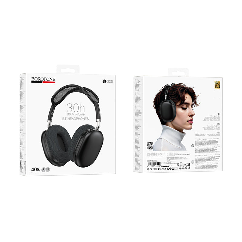 BOROFONE BO36 Tone BT headphones - Black