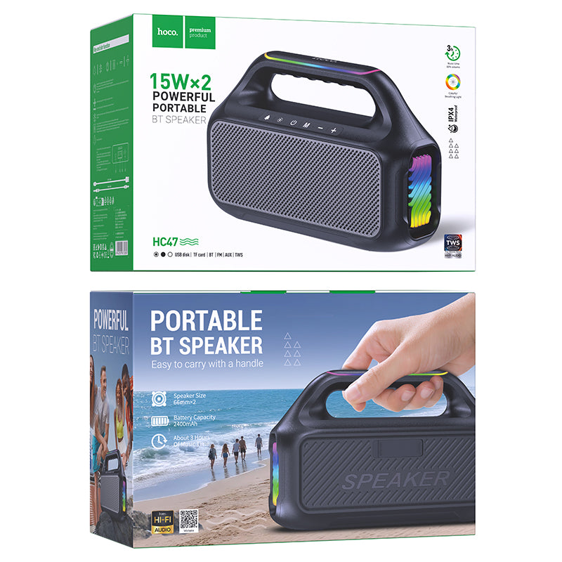 Hoco HC47 15Wx2 Delight BT speaker - Black
