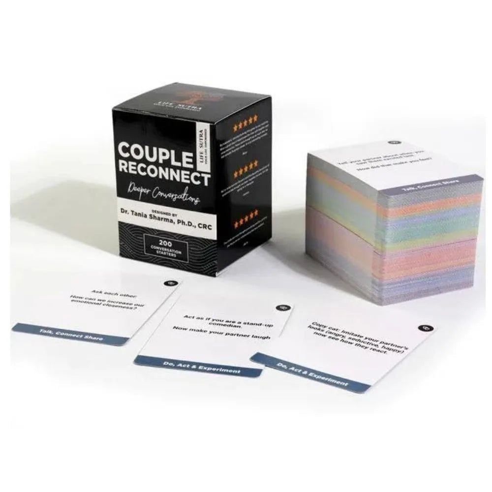 Couple Reconnect deeper conversation prompt cards