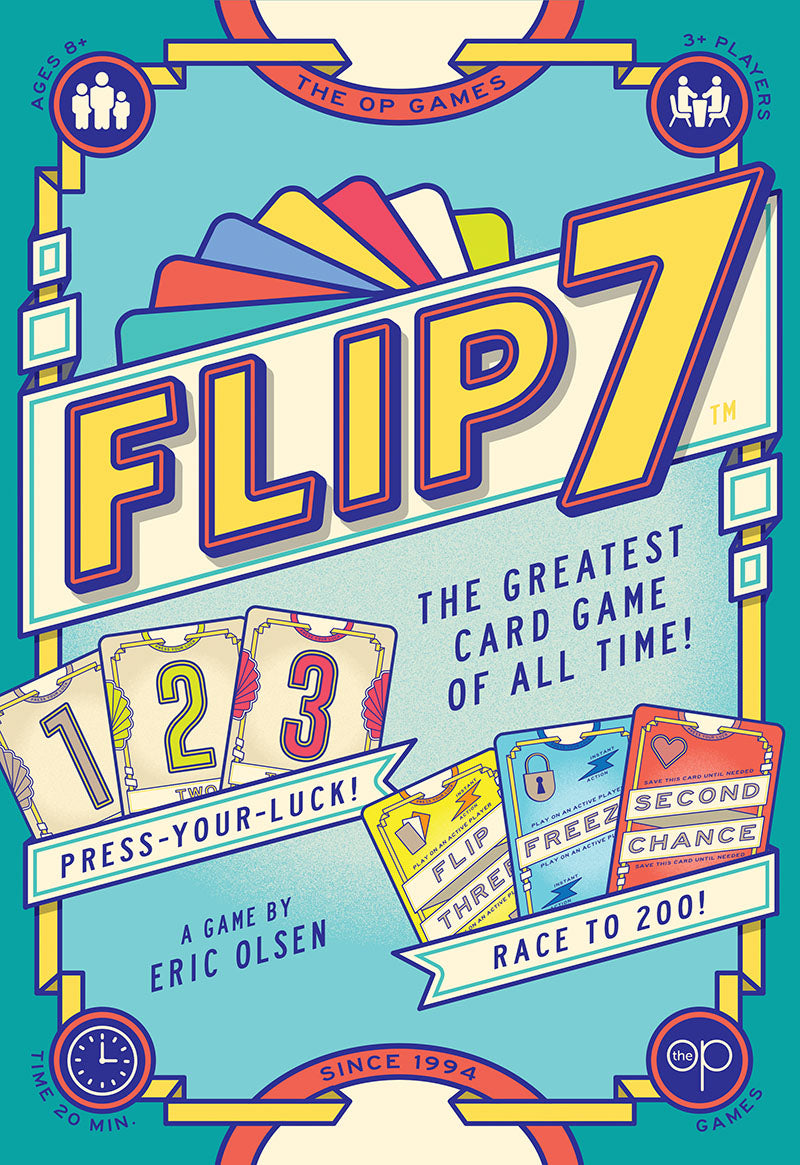 Flip 7 card game package front view