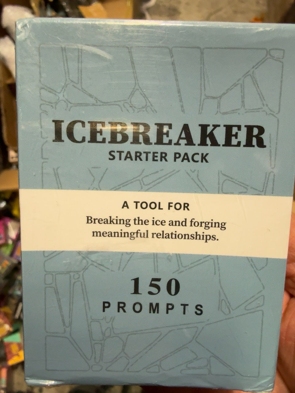 Icebreaker Starter Pack photographed product packaging