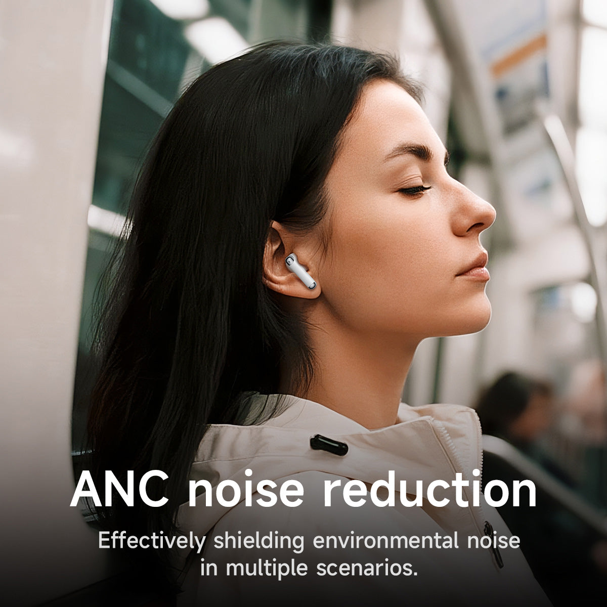 Hoco EQ26 ANC+ENC Nice true wireless BT headset - White