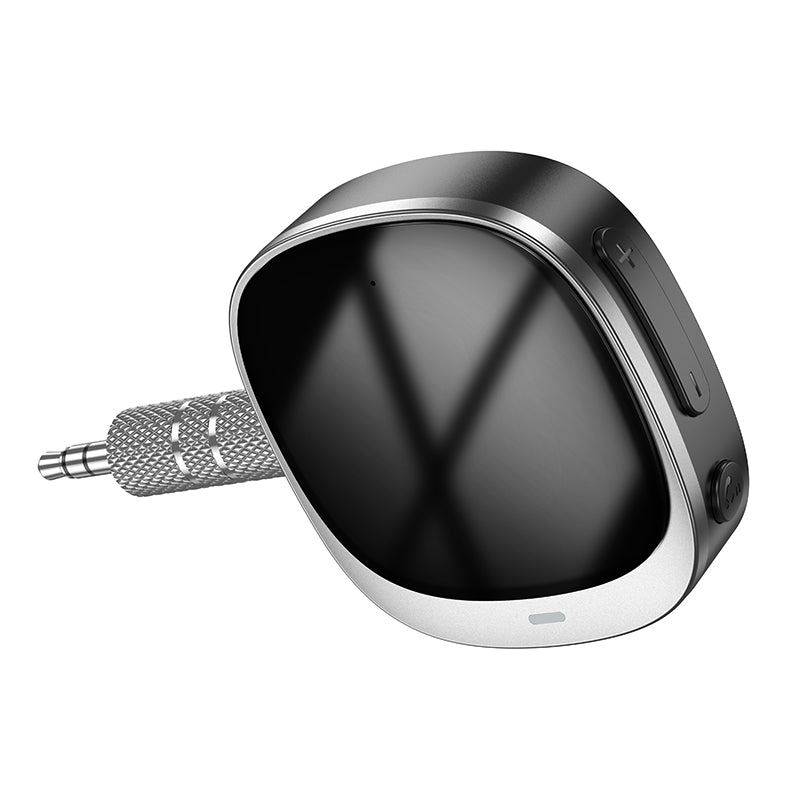 Hoco E80 Travel car AUX Bluetooth receiver - Black