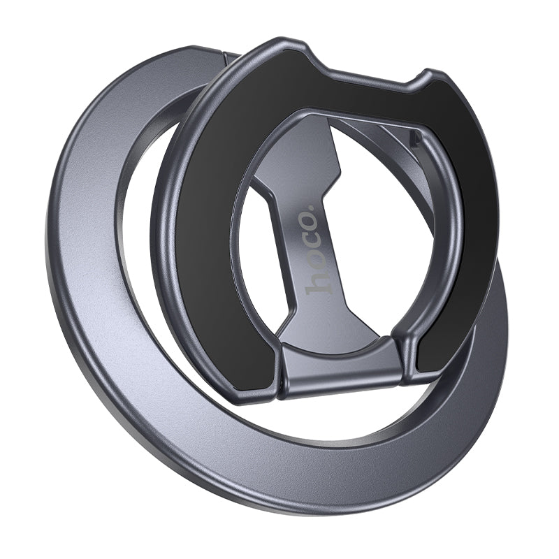 Hoco GH9 Double-ring double-sided magnetic ring holder - Gray