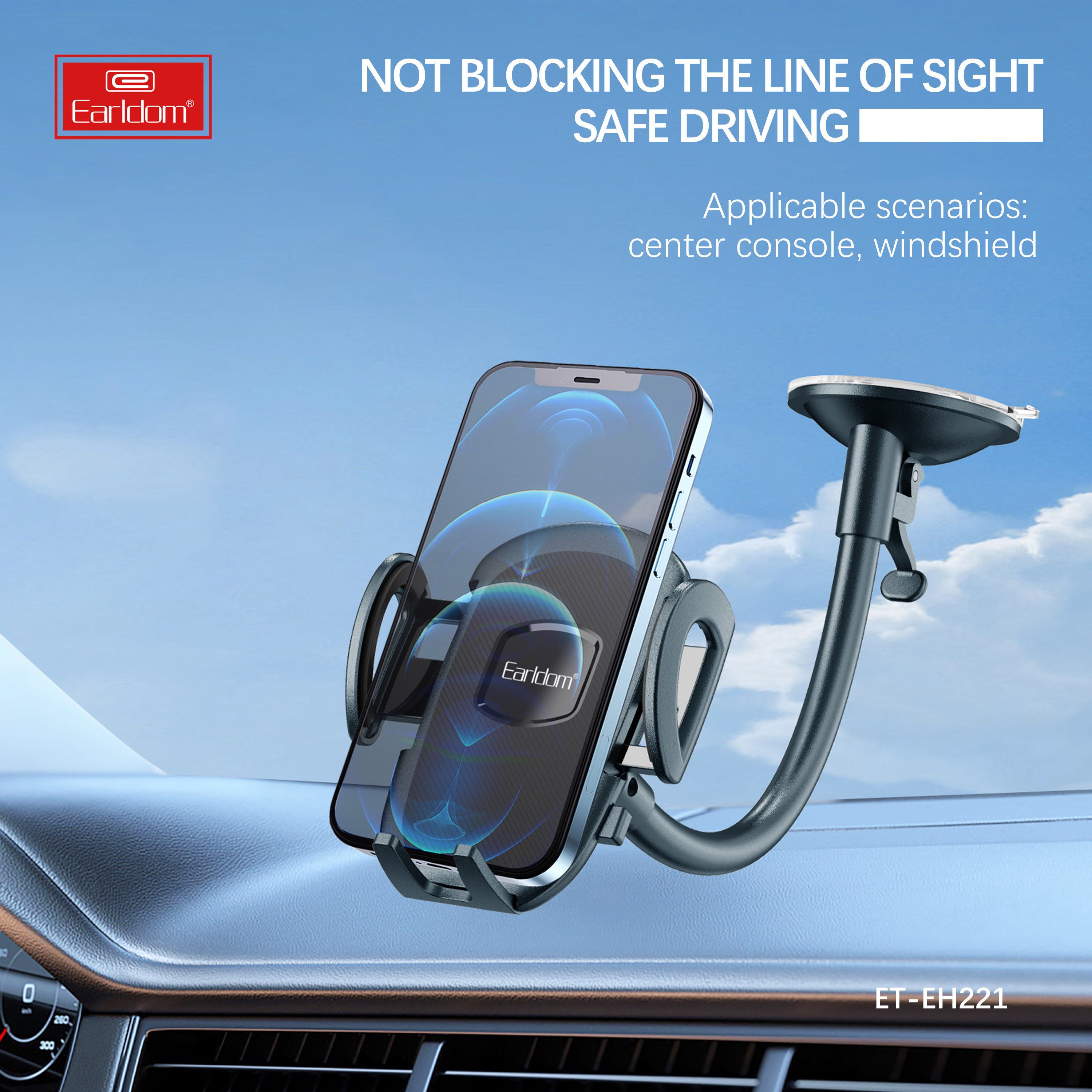 Long Arm Windshield Car Holder EH221