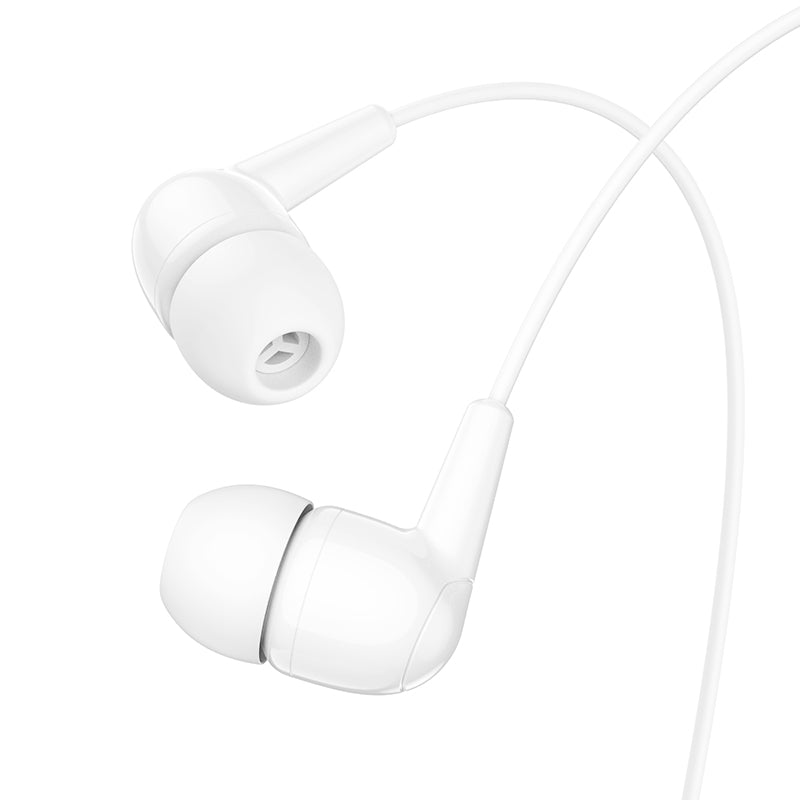 Hoco M97 Enjoy universal digital earphones with microphone USB-C - White