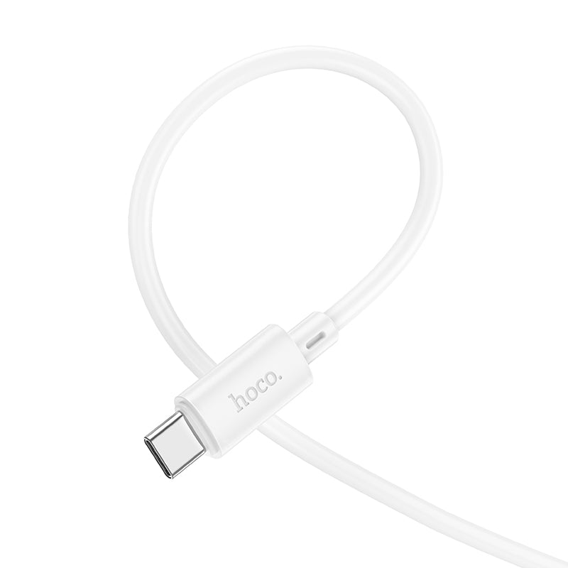 Hoco X88 Gratified 60W charging data cable for USB-C to USB-C packaged - White