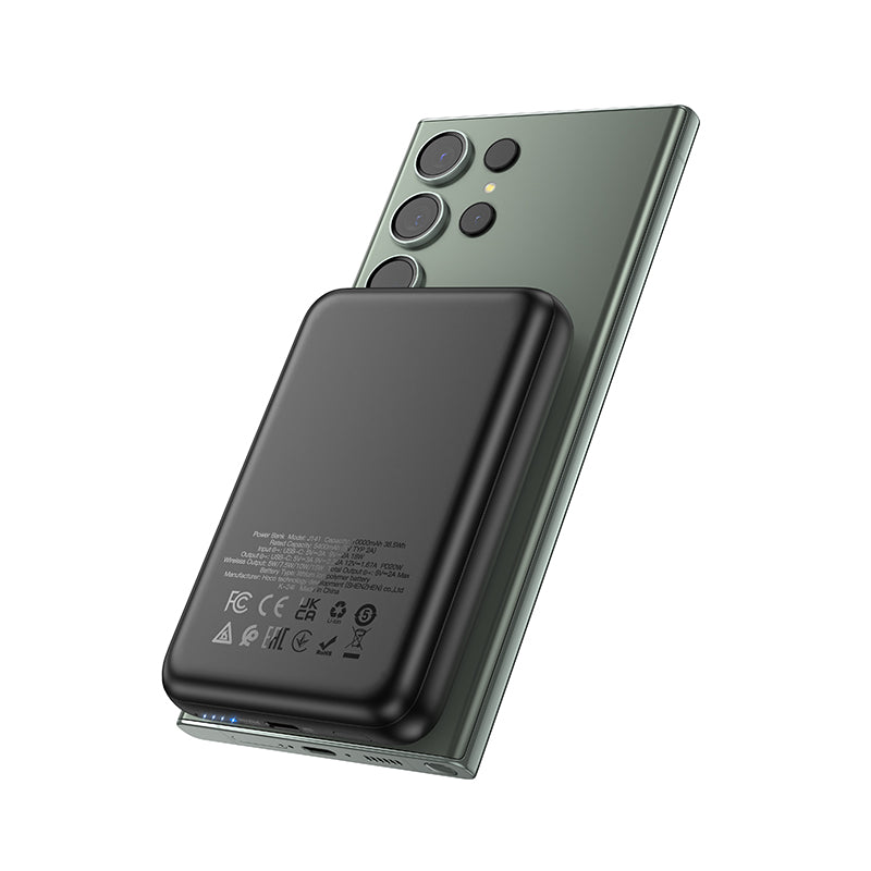 Hoco J141 Grace PD20W Mag power bank 10000mAh (MagSafe Compatible) - black