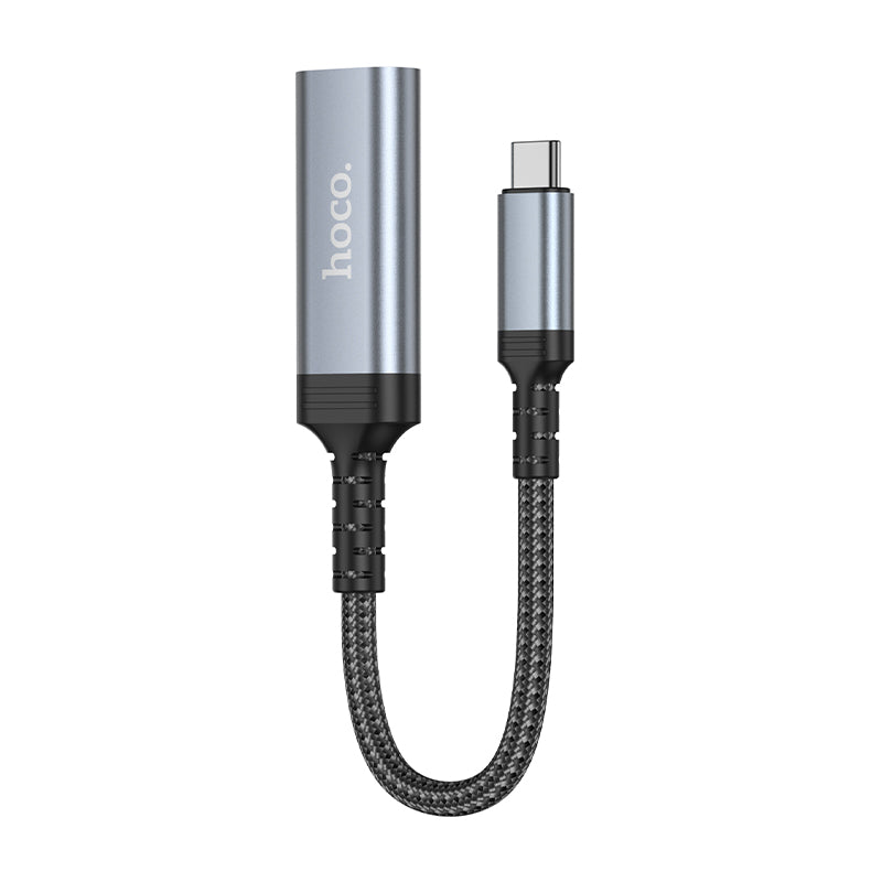 Hoco UA43A USB-C Male to HDMI Male Cable conversion cable - metal gray