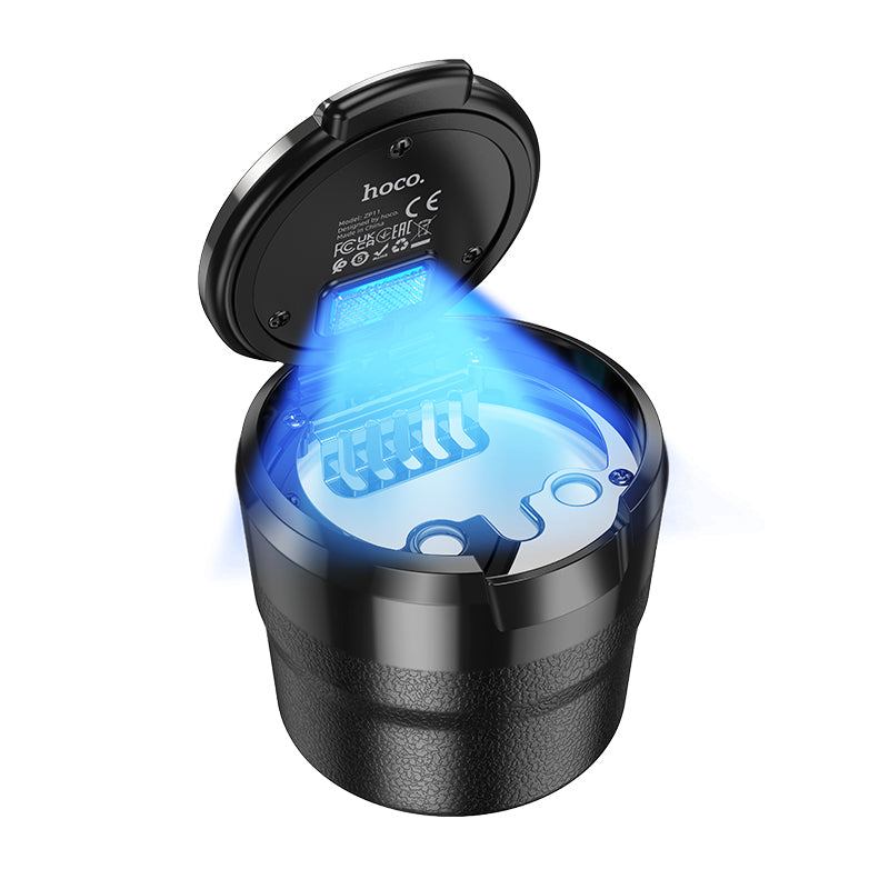 Hoco ZP11 Delta car ashtray - Black