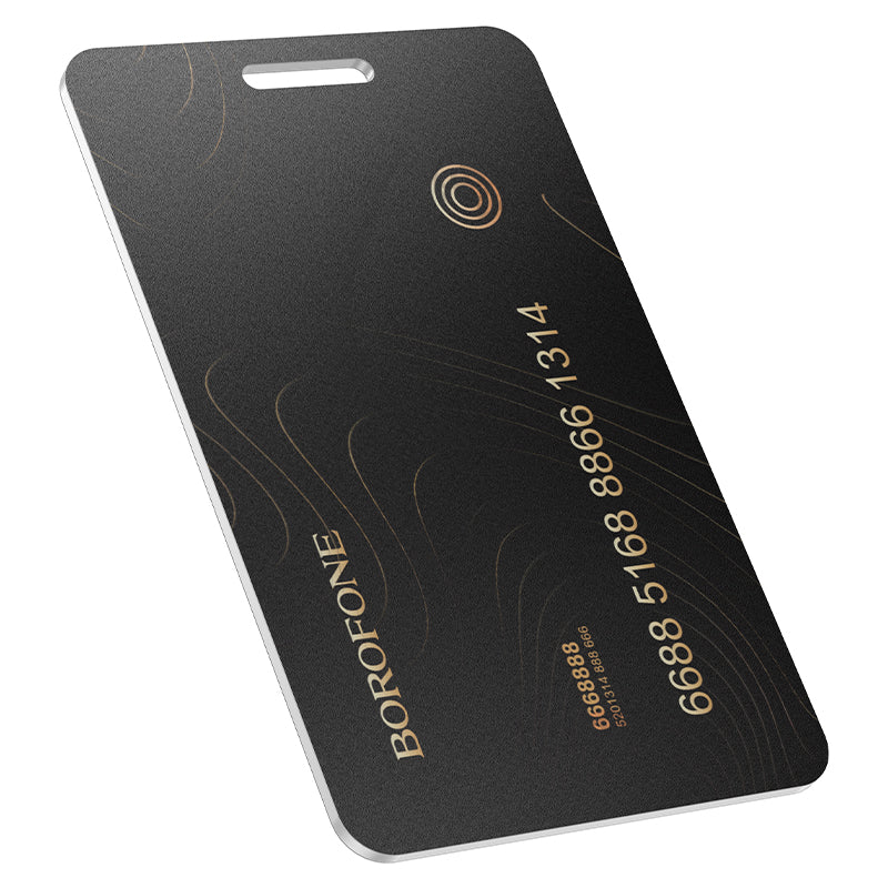 BOROFONE BC102 Wireless-Charging Card Tracker - Black