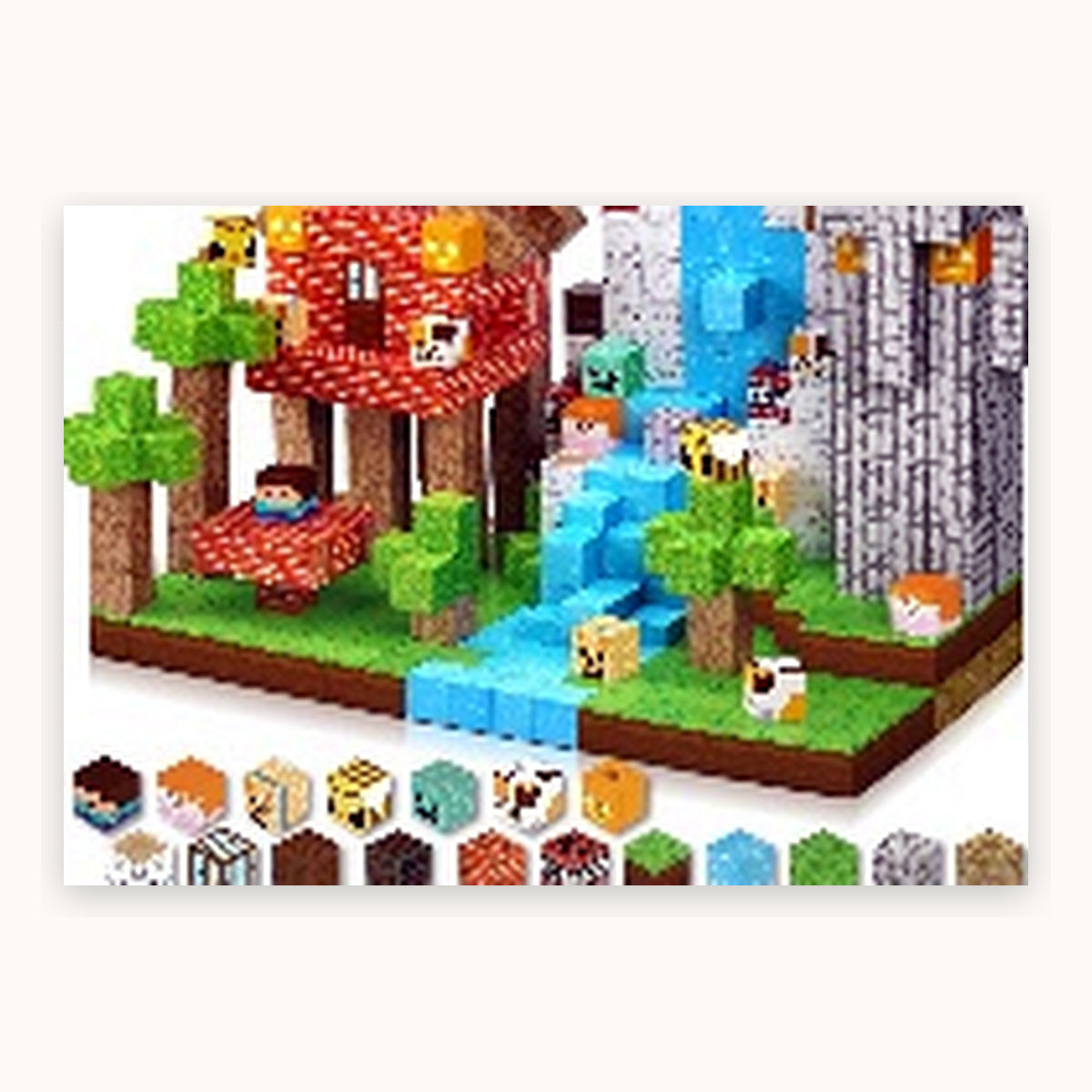150 PCS Creative DIY Blocks - Jungle Tribe Adventure Theme