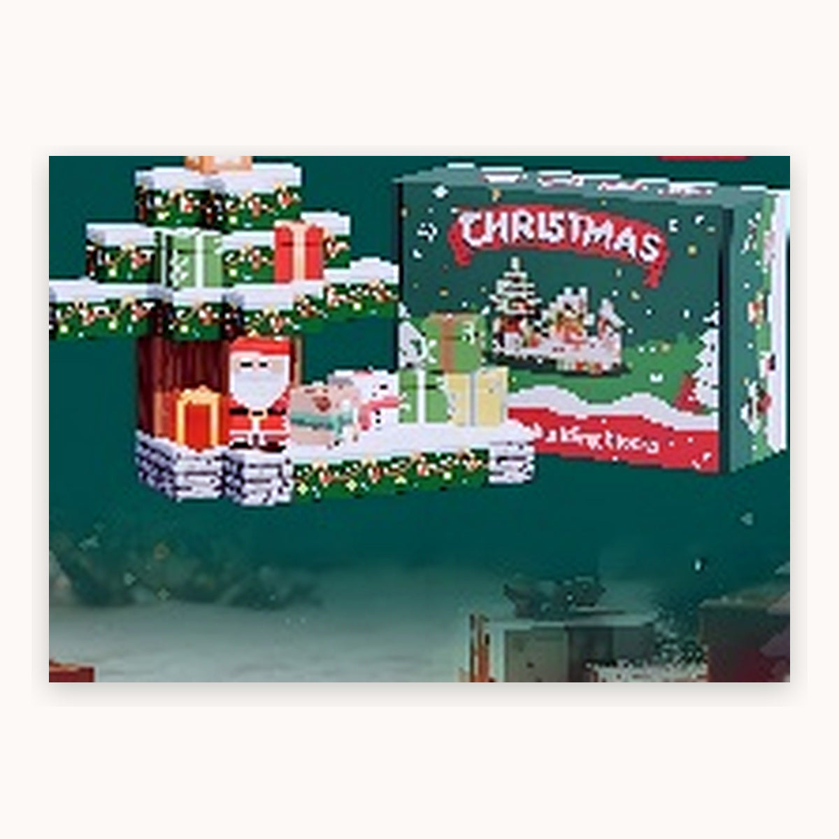 60 PCS Creative DIY Blocks - Christmas Tree Theme