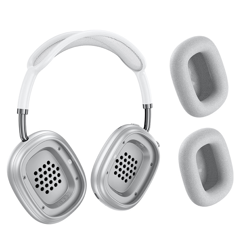 Hoco W65 Plus Happy ANC Bluetooth headphones - silver