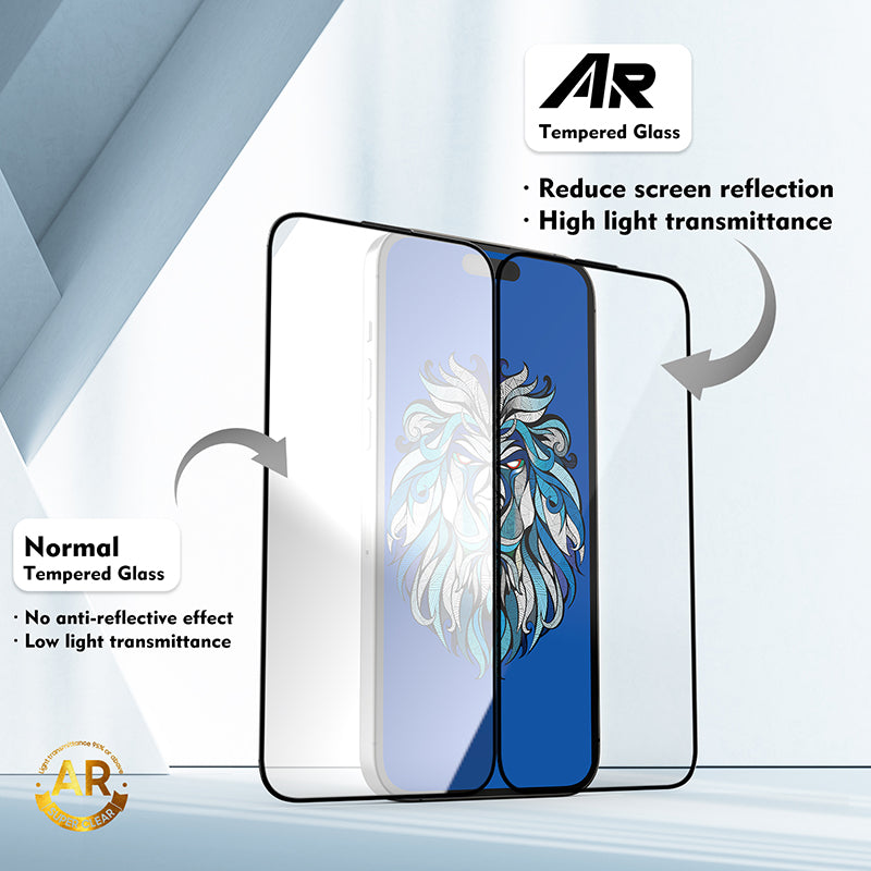 iPhone 16 LITO LDG008 D Ultra AR Full Glass Anti-reflection - Clear