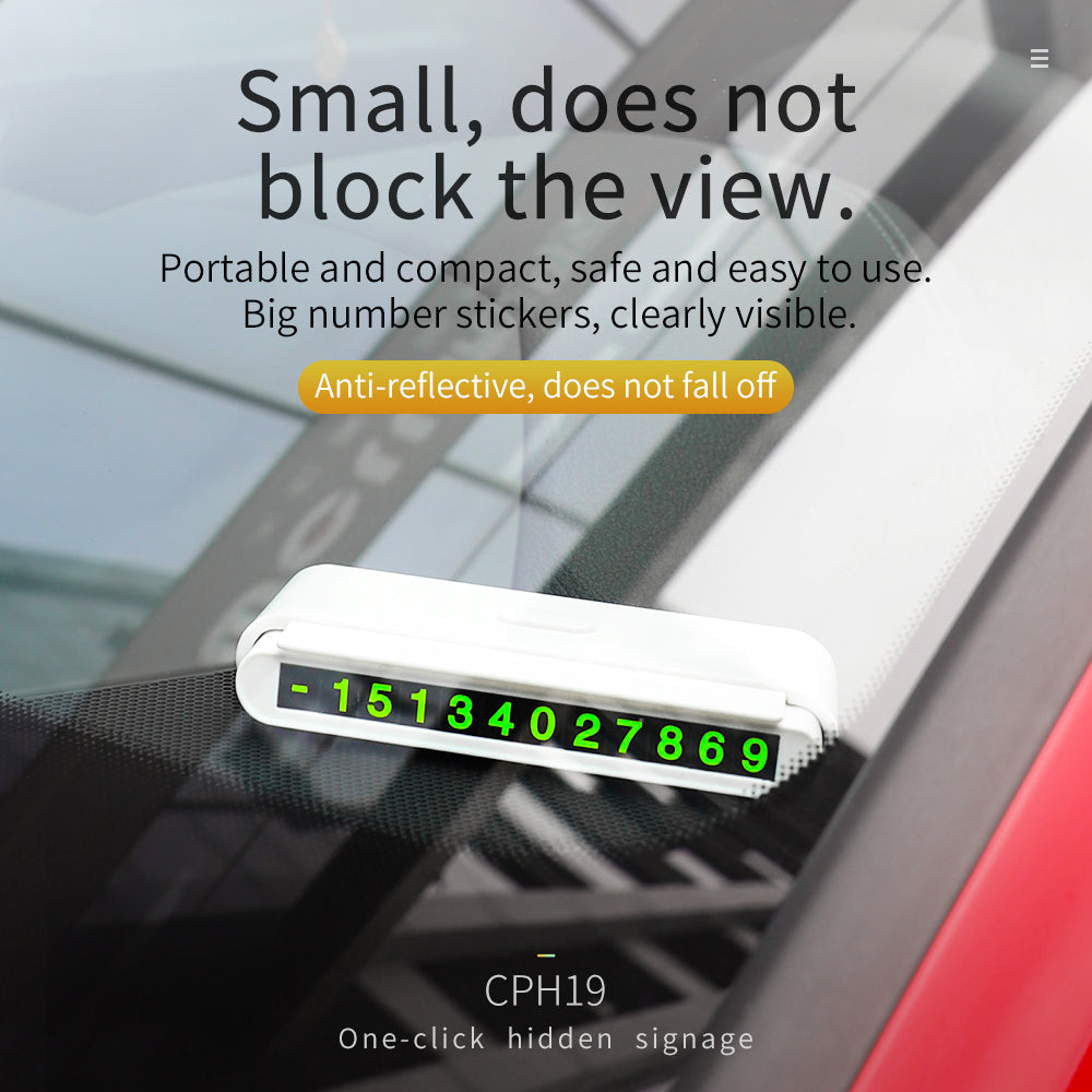 Hoco CPH19 One-click hidden signage - Black