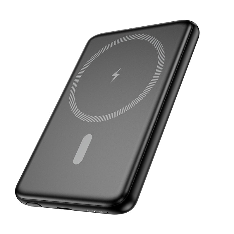 Hoco J140A Tony PD20W ultra-thin magnetic power bank(5000mAh) - Black