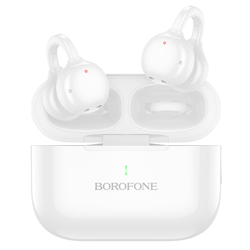 BOROFONE BW95 Cancion clip-on true wireless BT headset - White