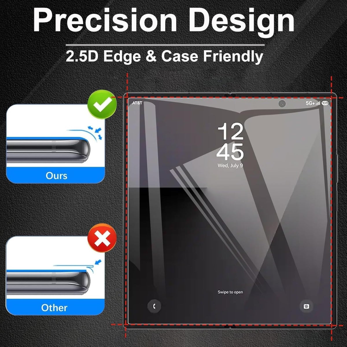 5pcs/Pack Google Pixel 10 Pro Fold LITO 3Pcs Full Set Unbreakable Self Repairing Screen Protector - Clear
