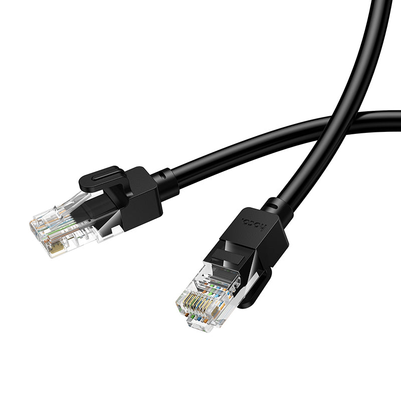 Hoco US14 Cat.6 Gigabit network cable L 1M - Black