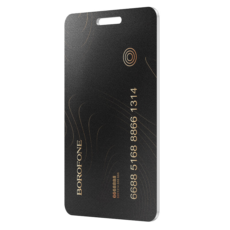 BOROFONE BC102 Wireless-Charging Card Tracker - Black