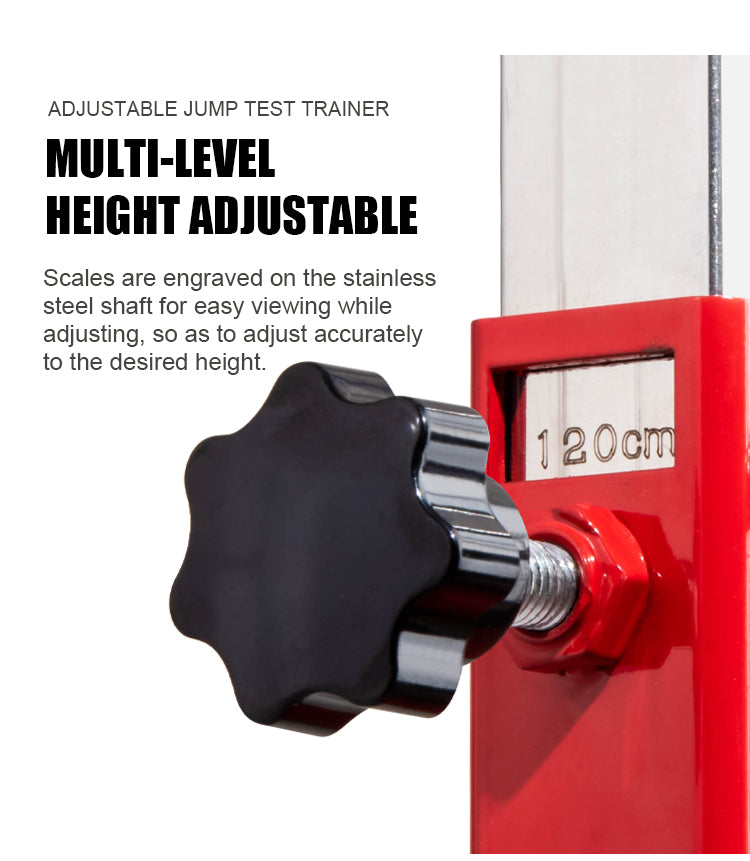Skyboard Touch Cards Height Adjustable Basketball Training Vertical Jump Pole Jump Test Measurement Equipment