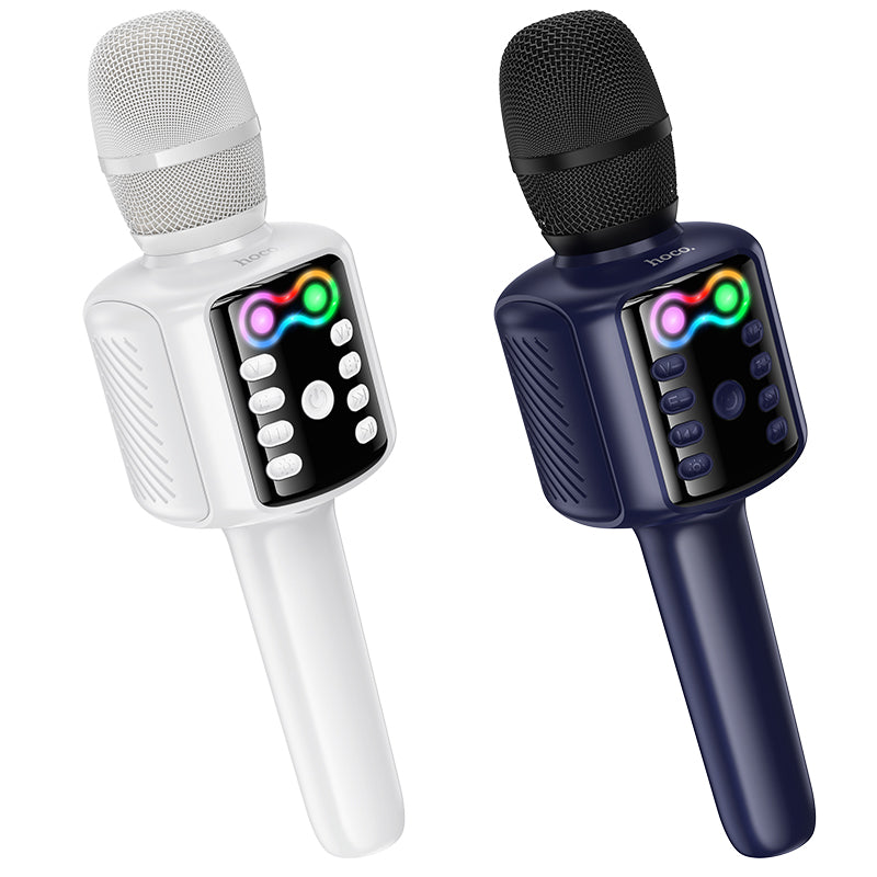 Hoco L24 Shine karaoke microphone - White