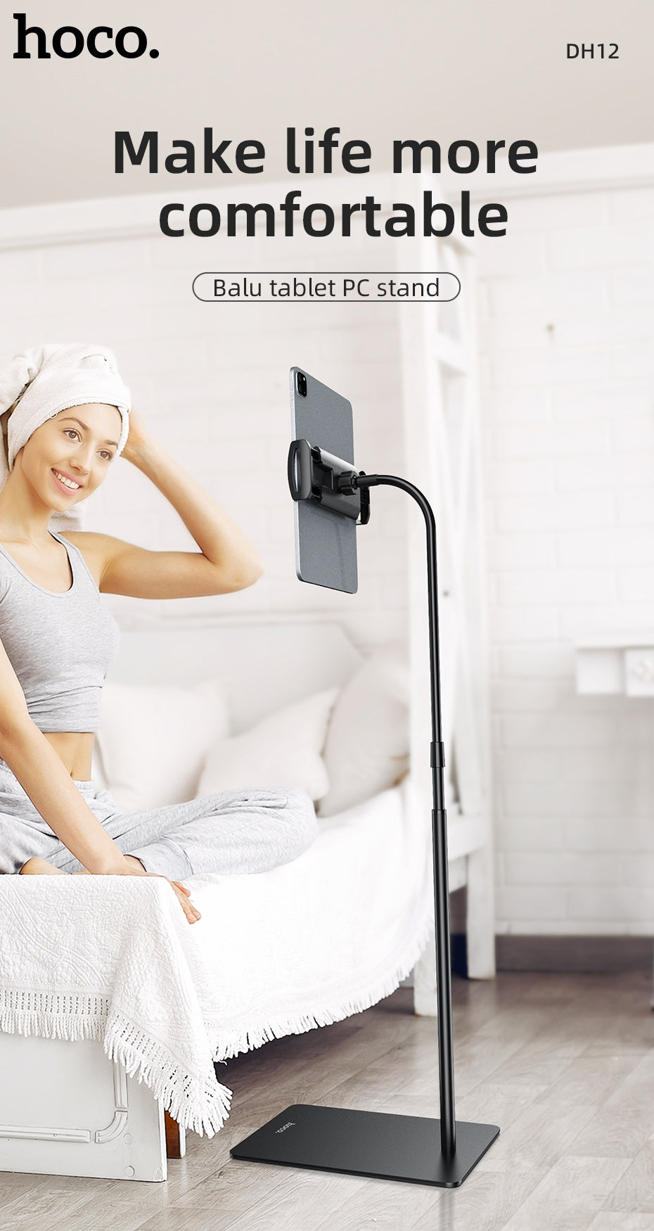 Hoco DH12 Balu Tablet Stand - Black