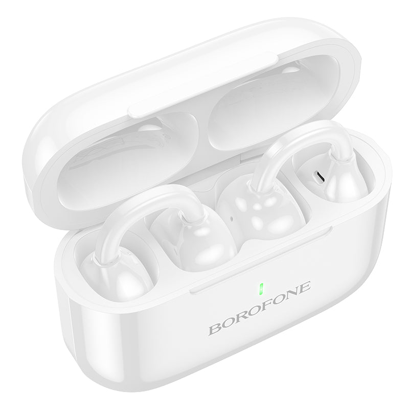 BOROFONE BW95 Cancion clip-on true wireless BT headset - White