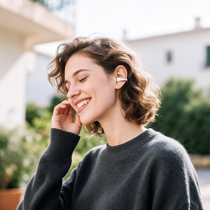 Hoco EA8 Open Ear Warm sound true wireless headset With App - Black