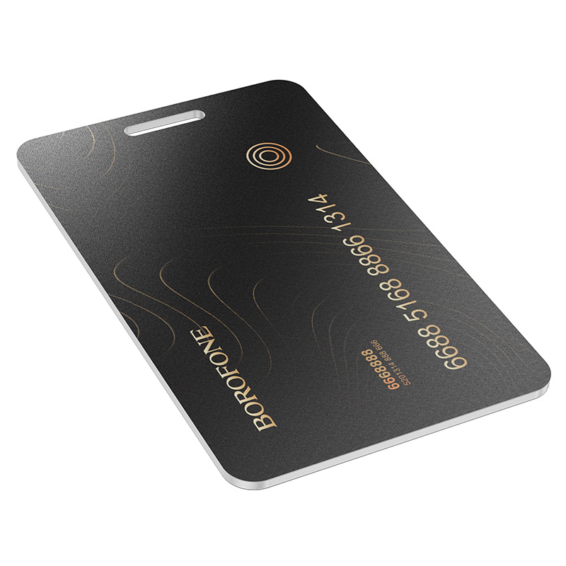 BOROFONE BC102 Wireless-Charging Card Tracker - Black
