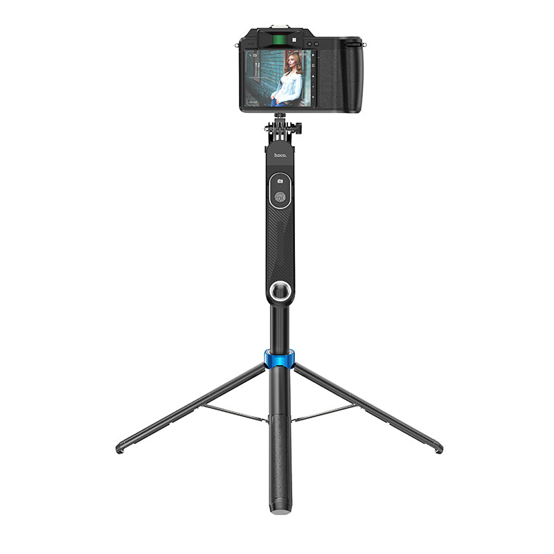 Hoco K22 1.75m Handy aluminum alloy anti-shake live broadcast holder - black