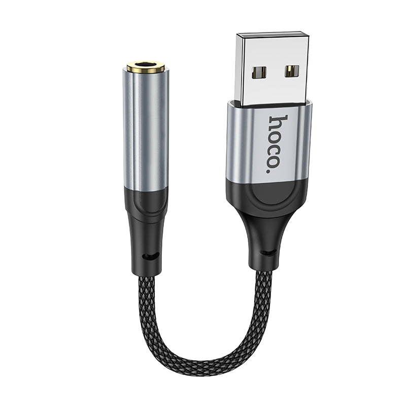 Hoco LS36 Fresh external sound card USB-A Male to 3.5 Female - Black