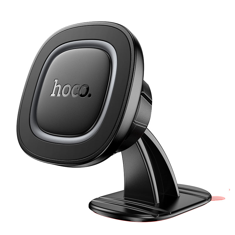 Hoco H73 Crown magnetic car holder center console - black metal gray