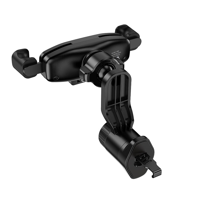 Hoco H66 Gamble gravity linkage car holder air outlet - Black