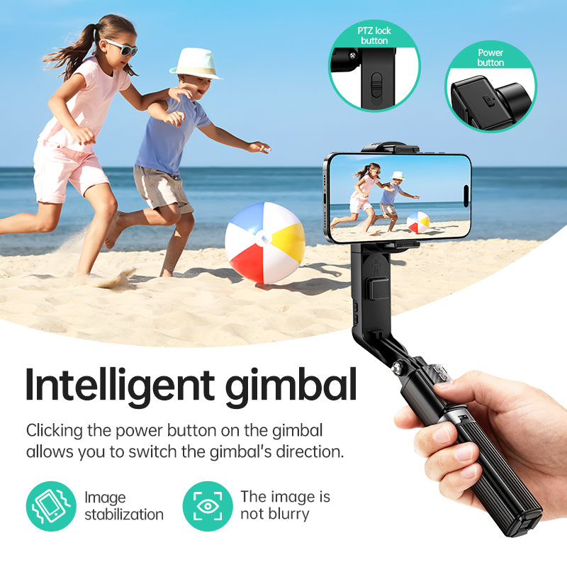 Hoco DYY06 Mini Gimbal 104cm handheld stabilizer selfie stick - Black