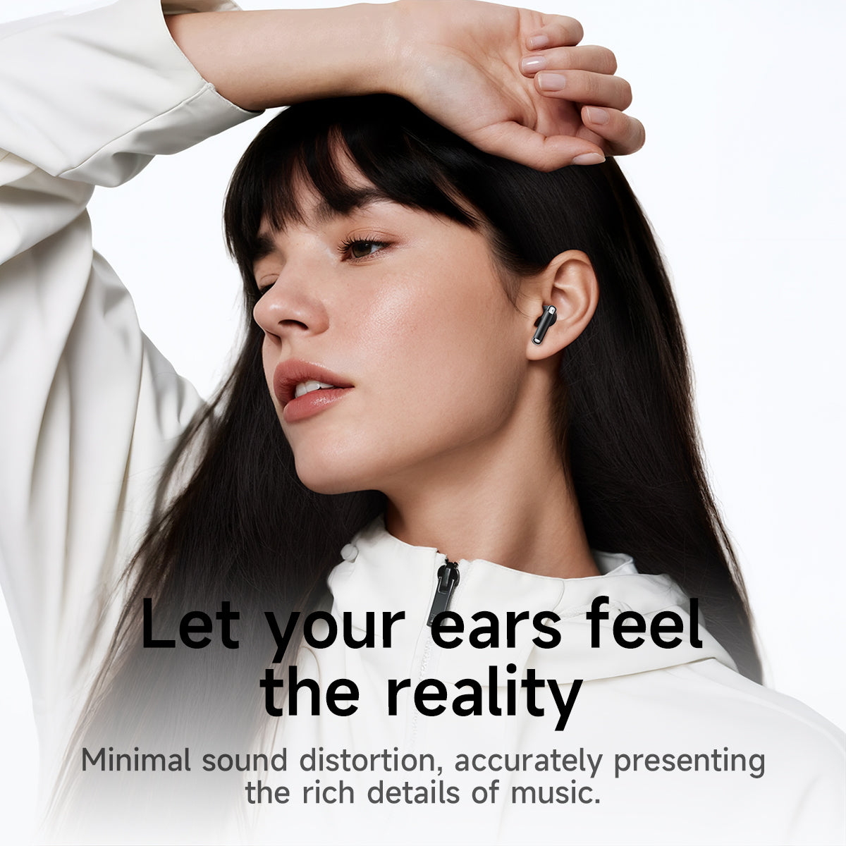 Hoco EQ26 ANC+ENC Nice true wireless BT headset - White
