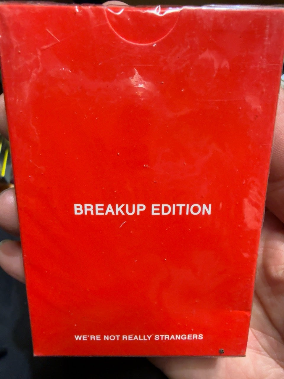 Photographed sealed Breakup Edition physical stock