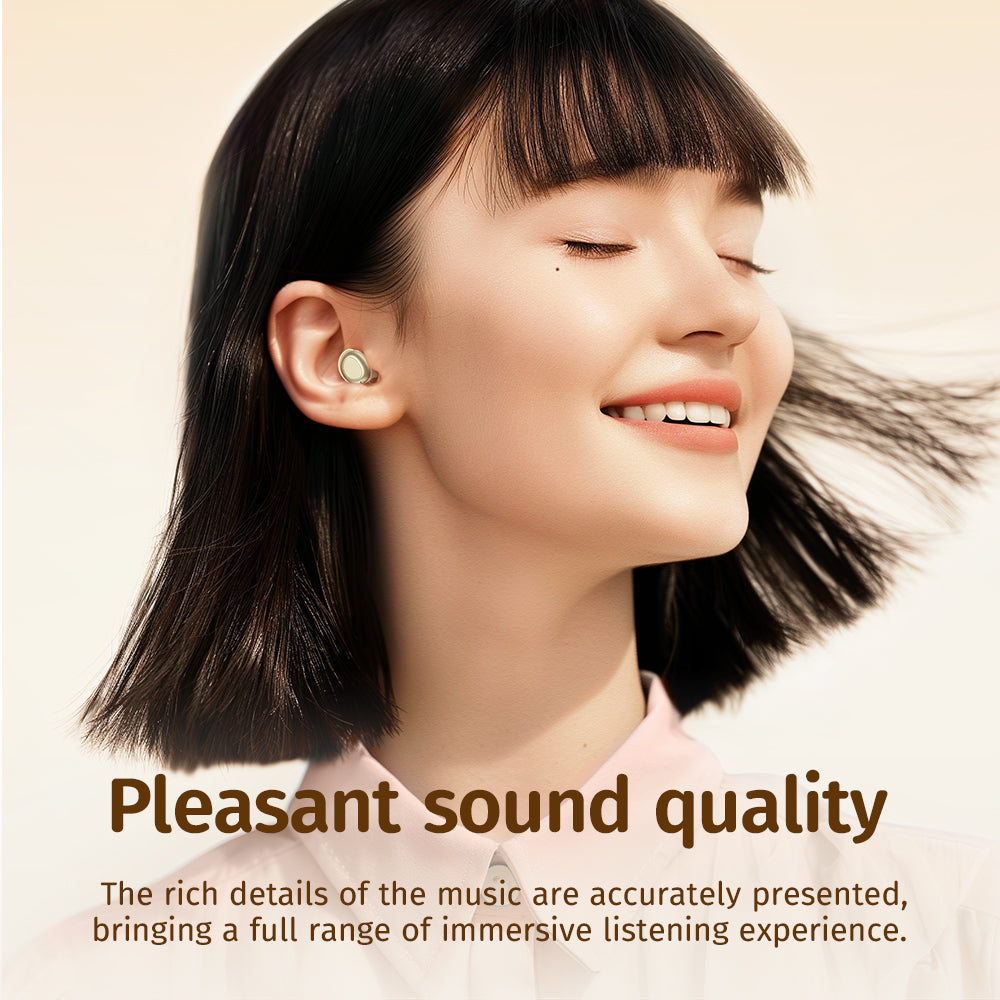 Hoco EW200 Elegant true wireless sleep BT headset - black