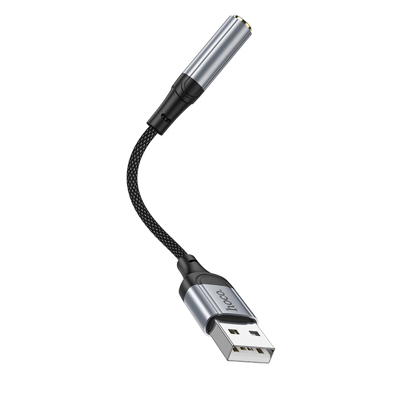 Hoco LS36 Fresh external sound card USB-A Male to 3.5 Female - Black