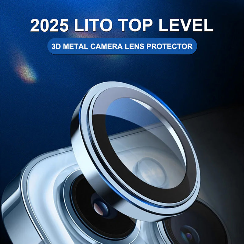iPhone 11 / 12 Mini / 12 LITO C2 AR+AF Aluminum Camera Glass - Black