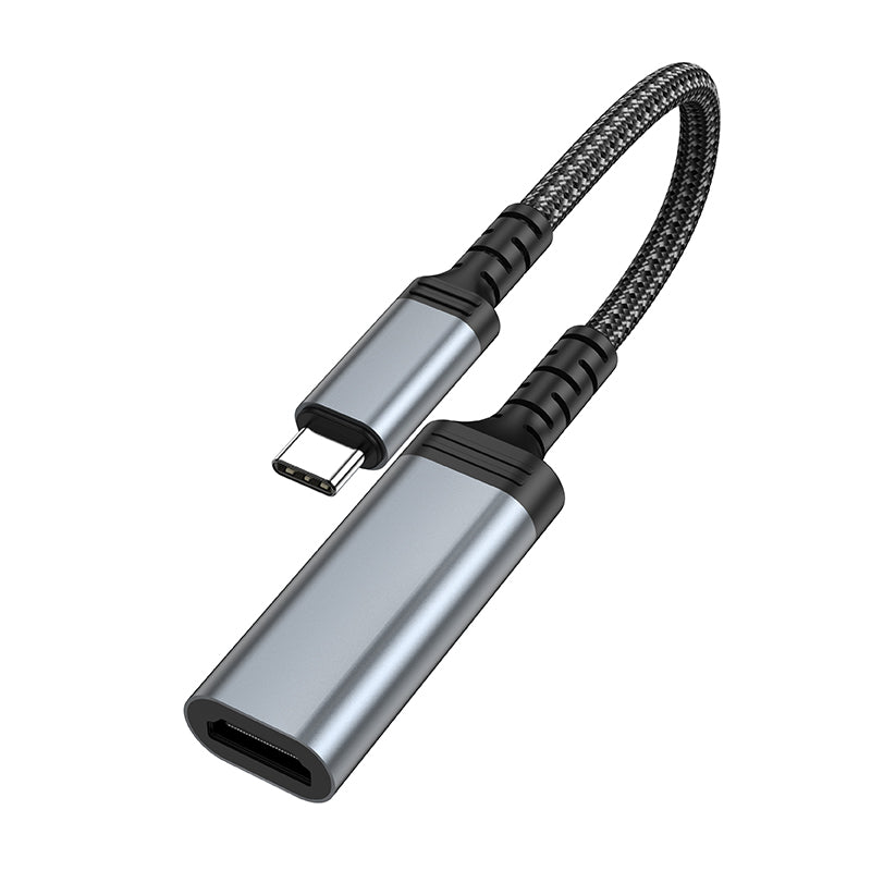 Hoco UA43A USB-C Male to HDMI Male Cable conversion cable - metal gray